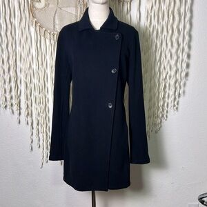 James Perse French Terry Trench Long Sleeve Jacket with Pockets Size 4/XL